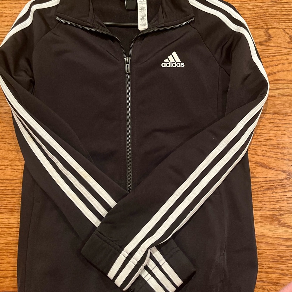Womens athletic Adidas zip up jacket